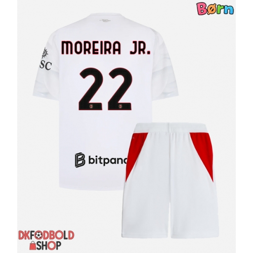 AC Milan Diego Moreira #22 Udebanesæt Børn 2026-27 Kort ærmer (+ korte bukser)